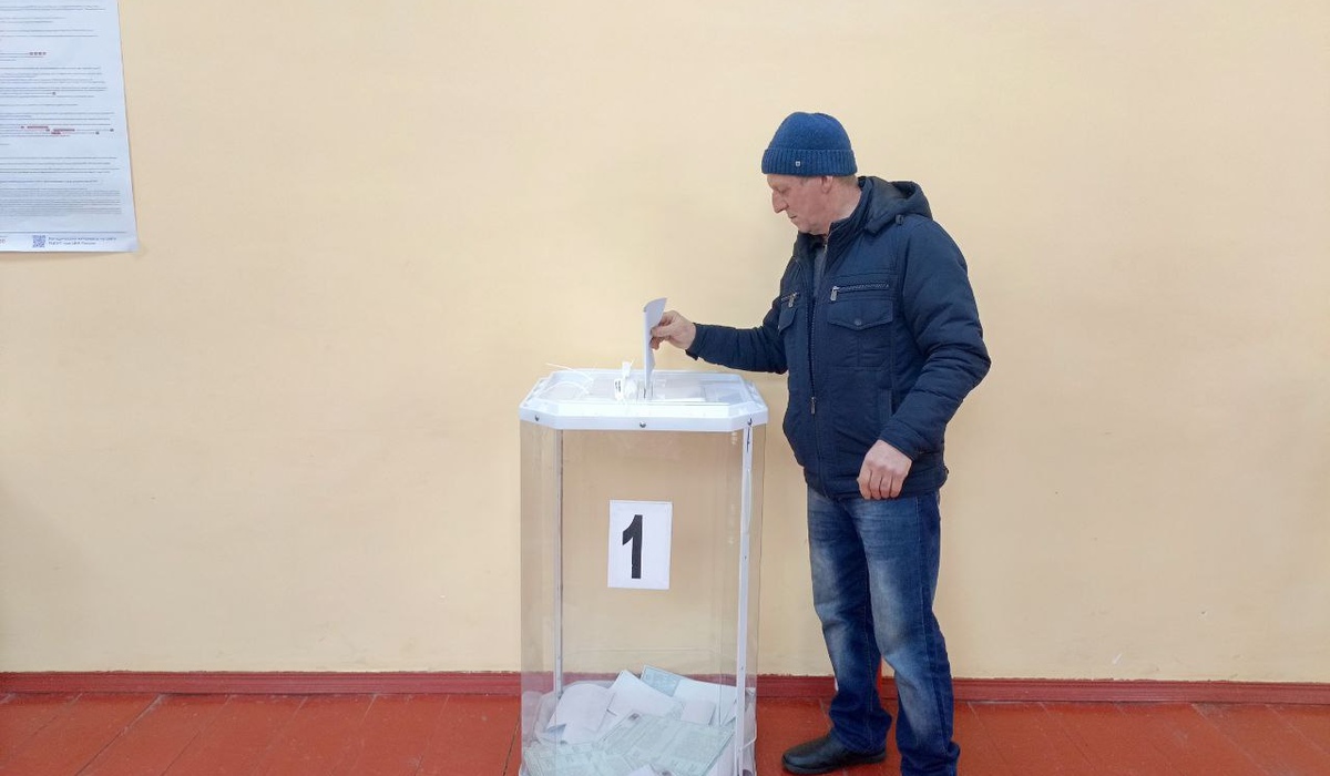 В приграничных районах Курской области голосование проходит без нештатных ситуаций