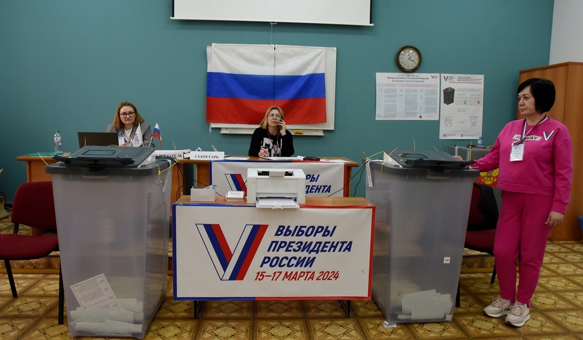 Почти 90% курян на выборах президента РФ проголосовали за Владимира Путина